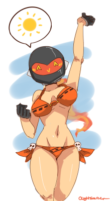 0lightsource:  Of all my oc’s Vroomva loves Summer the most lol 