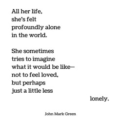 JOHN MARK GREEN * poetry *