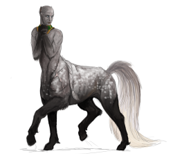 fuckyeahmonsterenbies:  viergacht:  A little sketch for fuckyeahmonsterenbies transfeminine week … this is Stonecrop, a Caranoctian centaur. Doesn’t look very feminine from our human perspective, but centaurs have a society very rigidly structured