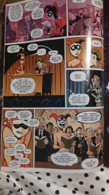 academically-disinterested:  My favorite page from the Harley Quinn comic. 