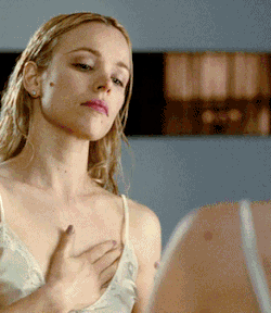 10tripledeuce:  Sexy Rachel McAdams shows us that she loves caressing her own body, and gives us a fine view of her assets as she steps and gets down with her lover,  before having a red hot topless swim scene with her lesbian lover that gives a view