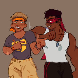 peachdeluxe: some more of my human turts since ive been back into tmnt lately. theyre good turtles brent!!!