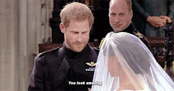 rekabiramaanja: Get yourself someone who looks at you the same way Prince Harry looks at Meghan..  He whispers “You look amazing” Y’all thIs is what true love looks like  