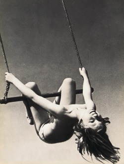  Andre Steiner- Topless female swinging on trapeze, 1935 