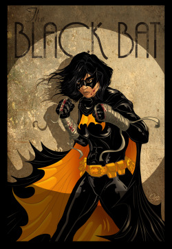 midnightrainbow13:  Cassandra Cain BLACK BAT Poster by *PaulSizer