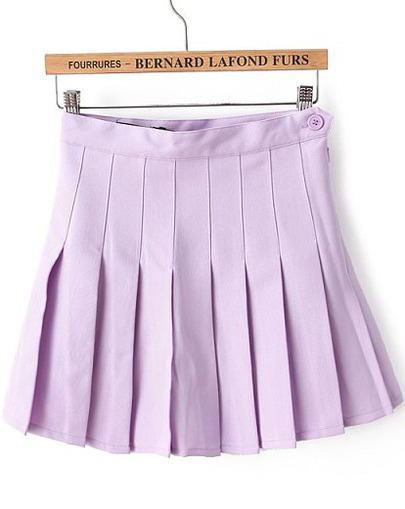 Satin pleated skirts and blouses