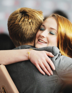 kingslyers:  Sophie Turner and Jack Gleeson attend the ‘Game Of Thrones’ Season 4 New York premiere - March 18, 2014. 