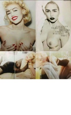 Miley Cyrus in vogue magazine