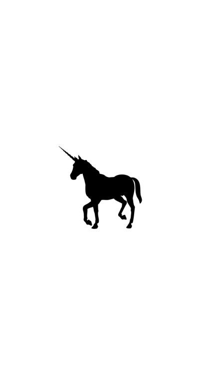unicorn silhouette | Tumblr