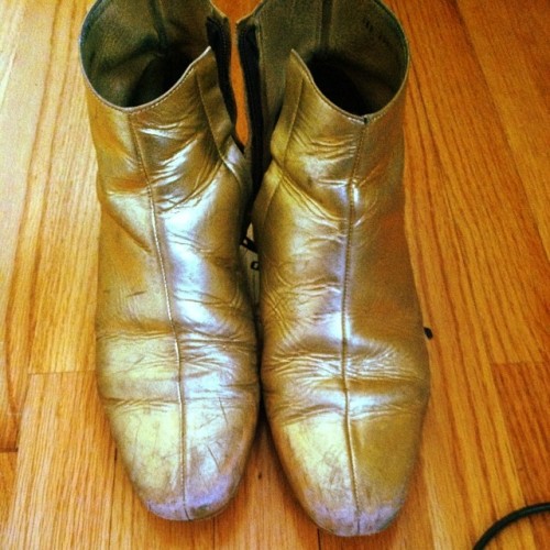gold boots on Tumblr