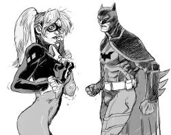 bear1na:  Harley Quinn and Batman by Joël Jurion * 