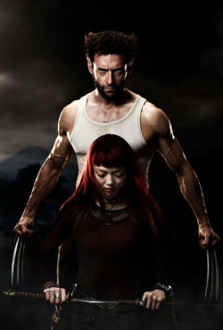 Hugh Jackman &amp; Rila Fukushima - Wolverine, Le combat de l'immortel, 2013.