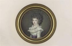 vivelareine:  A portrait of the princesse de Lamballe by Claude Bornet. 1789.[credit: Â© MusÃ©e du Louvre, Dist. RMN-Grand Palais / Martine Beck-Coppola]