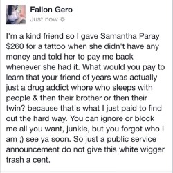 In case you didn&rsquo;t know, I do not play when it comes to money. #whitetrash #pleaseoverdose #done