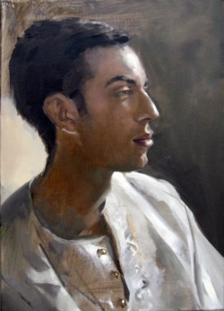   Christoff Debusschère, le Marocain, huile sur toile   