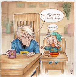 marauders4evr:  indigo-night-wisp:  darlinghogwarts:  captbexx:  Draco and Teddy ^-^  DRACO IS WEARING A WEASLEY SWEATER  I want him to be forcibly adopted into the Weasley family. I don’t even care for what reason. I just want him to be dragged to