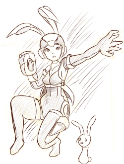 Easter sketch but I uploaded a little after easter ended! Now, onward to weirder to stuff!
