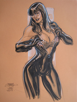 superheropinups:  Baroness - by Terry Dodson 