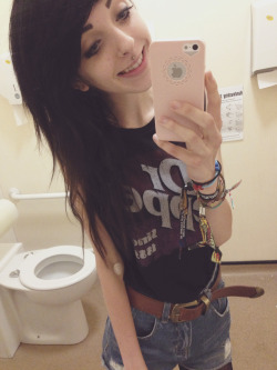 then0rthstandsfornothing:  Toilet selfie from yesterday hi 