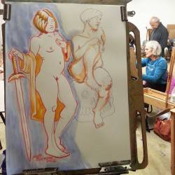 Figure drawing forever. #figuredrawing #ink #drawing #art #nudes #nude #pentelbrushpen #pentel #artistsoninstagram #artistsontumblr