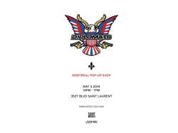 DIPSET USA MONTRÉAL OFFICIAL POP UP SHOP  When: Saturday May 3rd 2014 - 12pm - 7pm [ONE DAY ONLY!]   Where: Saint Woods x Lndmrk Offices (3527 BLVD SAINT LAURENT)  Tees, Hoodies, Long Sleeves, Crewnecks and Hats all available.