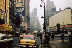 rogerwilkerson: 47th Street - New York - 1957 - photograph by André Robé 