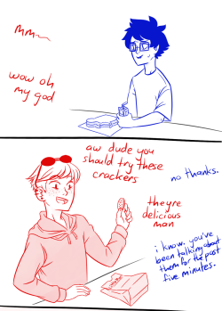 innosprite:  i actually had this exact conversation with my cousin a while back when i was being stupid and forgot he was allergic to peanuts. also, forgive me for i am not the best at cropping. umu; 