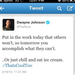 nilla-who:  I love him. #DwayneJohnson #TheRock #ThatsCoolToo #TeamBringIt #motivation 