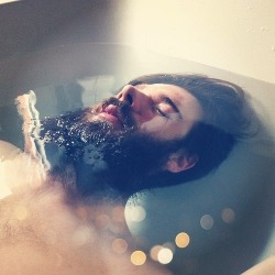 beardedlust:  Beard in water. on We Heart It.