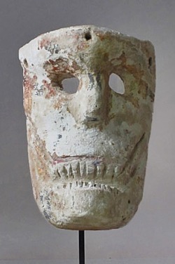 Old Mexican skull mask from Guerrero, Mexico
