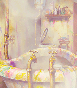 cieled:  Howl’s bathtub