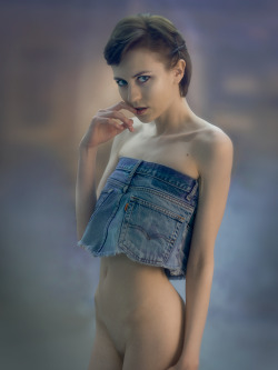 Nadya in a skirt by photoport