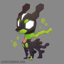 leahfuhrman: Our final pup, the rare and majestic Zygarde in 10% form! Guys, thanks for all the  great dogo suggestions! There are so many more I want to draw, maybe we  need a doodle dump to cover the rest.   