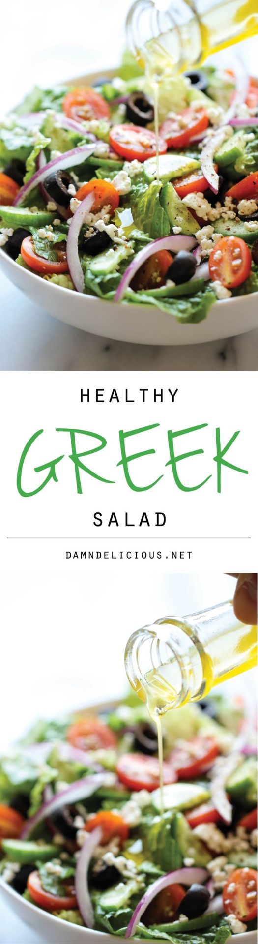 Tossed greek salad
