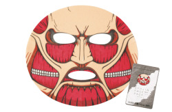 VOCE Magazine has released some photos showing how to wear the special Colossal Titan mask that will come with its June 2015 issue!A mini edition of the issue will also feature Levi on the cover.