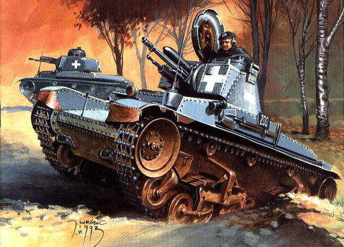 World war 2 german tanks art