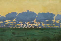 peira:  Thomas Cooper Gotch (1854-1931):  Sunset (not dated) 
