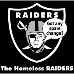 #homeless #poorowner #pleasehelp www.markdavissucks.com #embarrassing #raiders #raidernation @raiders  (at Raider Nation Worldwide) https://www.instagram.com/p/Bthzw7LHrqK/?utm_source=ig_tumblr_share&amp;igshid=14ymmk9pb4hg3
