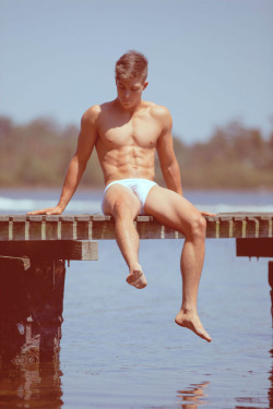 gonevirile:James Thomas in ‘By the Lake’ by Simon Le