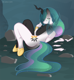 i dont know, but i kinda have a thing for changeling celestia&hellip; Â   