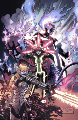 alcaantaraas:    Extraordinary X-Men #10 “AoA” variant cover by Reilly Brown   