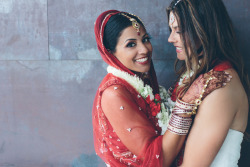 oliviaarti:   SHANNON + SEEMA | INDIAN LESBIAN WEDDING  so beautiful .. :) 