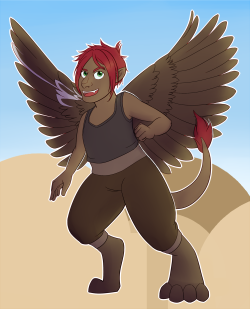 ttotheaffy:  candlelitsorcery:  Part of an art trade with @ttotheaffy, I drew her character Jynn. I hope you like it! This was so fun :D  Oh gosh she’s lovely! I love how you drew her toes, they’re all cute and pokey! The wings are really nice too,
