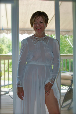 my-perfect-lady:WOW! You look HOT, aunt Joan. Are you still holding a load of my boy cum inside of you?