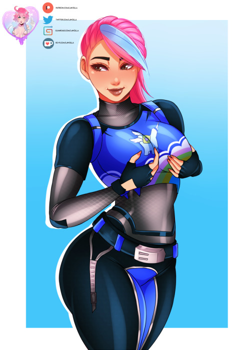   We need to get ourselves ready for that victory royale with Brite Bomber! commission for BasedDende You can find the versions up in both Patreon &amp; GumroadVersions include:-Traditional-Bikini-Lingerie-Latex-Semi-nude-Nude-Special Bunny Girl-Cum/messy