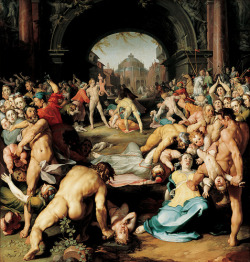classic-art:  The Massacre of the Innocents Cornelis van Haarlem 