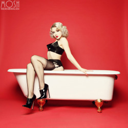 officiallymosh:  &ldquo;Rub-A-Dub&rdquo; shot by Mitzi - Lingerie by What Katie Did - New set for members on TheMoshRoom.com 