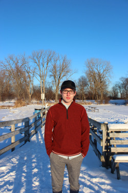 realtimhess:  realtimhess:Standing in subzero temperatures at the forest preserve I used to come to in high school to film videos for YouTube and my film class, I’m feeling nostalgic as the year comes to an end. I’ve been thinking about all the friendship