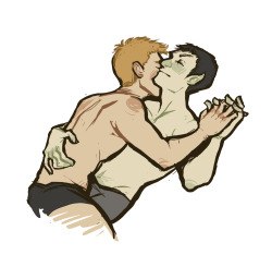 pembroke:  my fondness for that shade of green means i keep drawing spock half-naked oops 