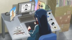 raizo-senpai:  raizo-senpai:  “Every Digital Artist will understand…” Anime: Denki-gai no Honya-san  “Old post digger”